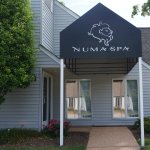 Front door of Numa Spa
