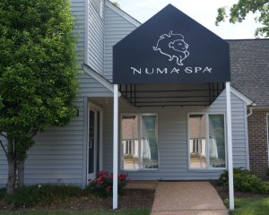 Front door of Numa Spa